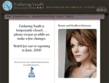 Tablet Screenshot of enduringyouth.net